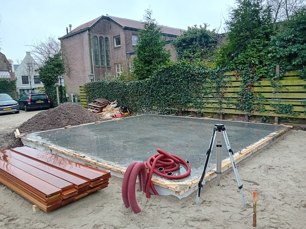 Vloer voor mancave/garage – Gouda